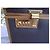 Leonard Necessaire in pelle marrone e beige Gold hardware - vista 3