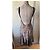 John Galliano Abito Lungo in Pizzo Nero e Nude Beige - vista 9
