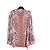 Etro Oversize-Bluse aus rosa Seidencrepe mit Boteh-Muster Pink