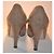 Gianvito Rossi Décolleté Peep-Toe in Camoscio Beige con Fiocco - vista 4