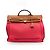 Hermès Herbag Toile and Leather MM Rosa - vista 2