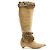 Christian Dior John Galliano Botas de Ante Beige Punta Afilada - vista 2