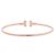 Autre Marque Tiffany & Co. Pulseira T Narrow Wire Medium - vista 3