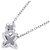 Colar com pingente Louis Vuitton em ouro branco 18K e diamantes - vista 3