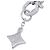 Colar com pingente Louis Vuitton em ouro branco 18K e diamantes - vista 9
