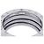 Bulgari Bague Bvlgari B.zero1 à 3 bandes en or blanc - vue 8