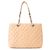 Saco Tote com Corrente Chanel Matelassé Bege