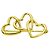 Autre Marque Spilla Triple Heart di Tiffany & Co. in oro giallo 18K