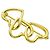 Autre Marque Spilla Triple Heart di Tiffany & Co. in oro giallo 18K - vista 3