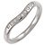 Autre Marque Tiffany & Co. Gebogener Ring aus Platin - Ansicht 5