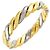 Anello Christian Dior 1 Band in oro giallo e bianco 18K