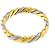 Anello Christian Dior 1 Band in oro giallo e bianco 18K - vista 3