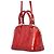 Sac à main Louis Vuitton Monogram Vernis Alma BB Rouge - vue 2