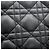 Pouch My Daily Pouch Cannage Christian Dior in pelle d'agnello nera Nero - vista 8