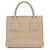 Borsa a mano Beach Small in tela Salvatore Ferragamo Beige