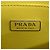 Prada Mini Lederhandtasche mit geprägtem Dreieck Gelb - Ansicht 14