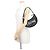 Céline Borsa a spalla Celine Ava in pelle Nero Bianco - vista 4