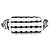 Borsa Balenciaga Bistro XXS Nero Bianco - vista 3
