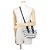 Borsa Balenciaga Bistro XXS Nero Bianco - vista 5