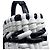 Borsa Balenciaga Bistro XXS Nero Bianco - vista 9