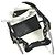Jimmy Choo Juno Mesh Crossbody-Tasche mit Logo Schwarz Weiß - Ansicht 11