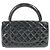 Chanel Vintage Handtasche mit oberem Griff Schwarz - Ansicht 2