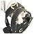 Sac à main cabas Chanel Vintage CC Coco Mark Logo Noir Blanc - vue 8