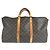 Louis Vuitton Monogram Keepall Bandoulière 50 Reisetasche Braun - Ansicht 10