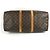 Louis Vuitton Monogram Keepall Bandoulière 50 Reisetasche Braun - Ansicht 15