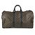 mala Louis Vuitton Monogram Waterproof Keepall Bandoulière 55 Marrom Preto - vista 2