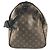 mala Louis Vuitton Monogram Waterproof Keepall Bandoulière 55 Marrom Preto - vista 3