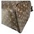 mala Louis Vuitton Monogram Waterproof Keepall Bandoulière 55 Marrom Preto - vista 6