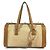 Hermès Borsa da toilette Hermes in pelle e tela beige Marrone - vista 2
