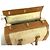 Hermès Borsa da toilette Hermes in pelle e tela beige Marrone - vista 9