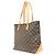 Louis Vuitton Cabas Mezzo Monogram Canvas Castaño - vista 4