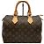 Bolsa Mini Boston Louis Vuitton Monogram Speedy 25 Marrom