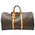 Louis Vuitton Monogram Keepall 55 Boston Tasche Braun