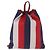 Gucci Logo Drawstring Striped Canvas Large Multicor - vista 2