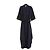 Loewe Vestido Túnica de Algodão Azul Marinho Azul escuro
