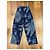 Etro Calças de Algodão Azuis Estampado Paisley Azul Azul escuro - vista 6