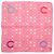 Chanel Logo Seidentuch in mehrfarbigem Rosa Pink Mehrfarben