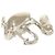 Hermès Chaveiro Hermes PELICAN Cadena Prata - vista 3