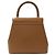 Borsa a mano in pelle marrone Salvatore Ferragamo - vista 2