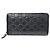 Gucci Black GG Leather Long Wallet