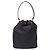 Borsa secchiello Prada Duet Re-Nylon Nero - vista 2