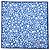 Lenço de Seda Louis Vuitton x Yayoi Kusama Infinity Dot Branco Azul Azul marinho