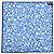 Lenço de Seda Louis Vuitton x Yayoi Kusama Infinity Dot Branco Azul Azul marinho - vista 2