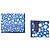 Lenço de Seda Louis Vuitton x Yayoi Kusama Infinity Dot Branco Azul Azul marinho - vista 3
