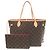Sac cabas Louis Vuitton Neverfull MM Monogram en Cerise Fuschia