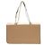 Valextra Bicolor Leder Tote Bag Beige Roh - Ansicht 3